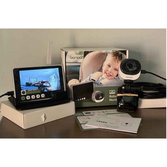 Bonoch Baby Car Monitor 2K Quad HD Resolution Camera New With Open Box - Picture 4 of 8